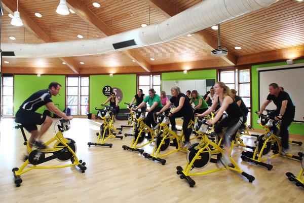 Denton: Make your group areas, such as the cycling studio, visible from the gym 