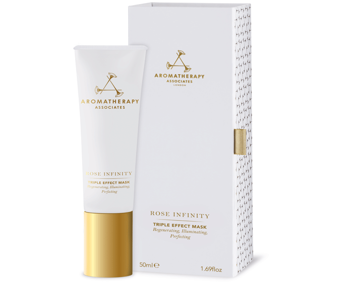 The Rose Infinity Triple Effect Mask combines hyaluronic acid, millet and oak extracts / 
