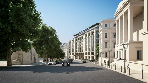 The surrounding area will be re-developed by architects BDP / Grosvenor 