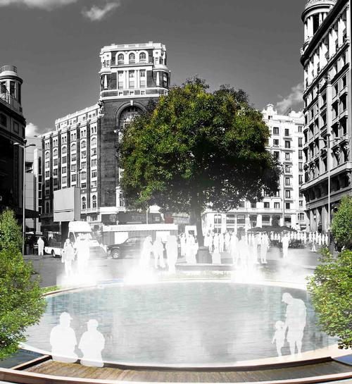 The firm believes water features in cities cool temperatures and boost wellness / Arup