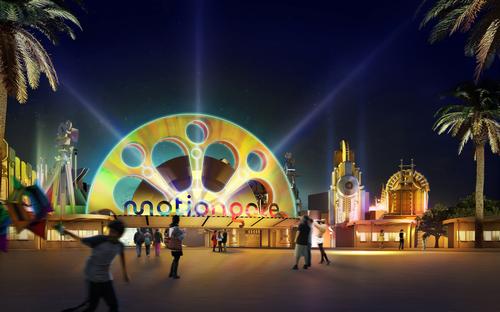 Motiongate will be the Hollywood-themed element of the resort / Dubai Parks & Resorts