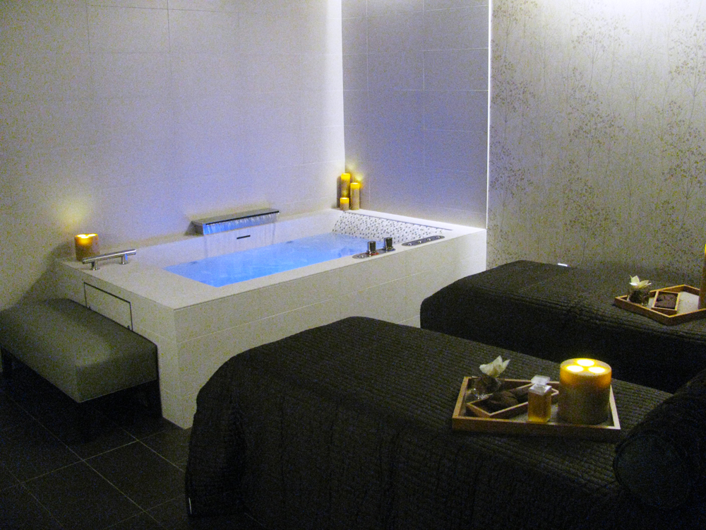 The couples' vitality suite at the spa
