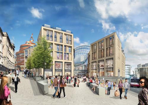 Allan Murray Architects and BDP created the masterplan for the scheme / Edinburgh St. James and Jestico + Whiles