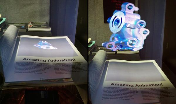 The PhotonAnimated Object can bring an object to life from the pages of a book
