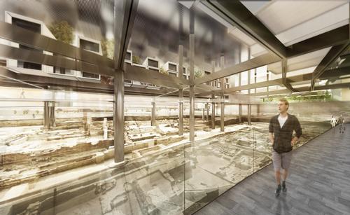 Architecture and archaeology merge at the site / Emre Arolat Architecture