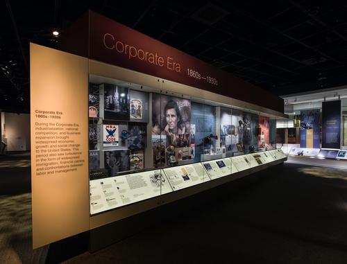 The 45,000sq ft (4,180sq m) space is the first part of the Smithsonian’s strategy to overhaul its entire west wing / National Museum of American History