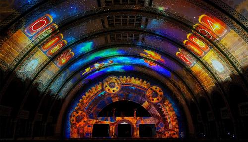 The Grand Hall Experience in St. Louis’s Union Station by Technomedia Solutions received the 2015 THEA Award for Outstanding Achievement Live Show and the IAAPA Brass Ring Award for Show Production and Entertainment/Displays and Sets