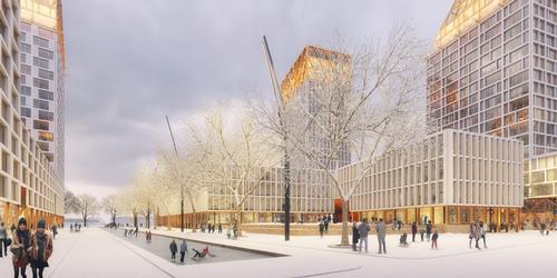The island will become a new leisure destination and commercial centre / KCAP Architects and Planners and Orange Architects