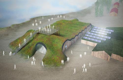Swedish solar power company Solkompaniet will install a system allowing the building to run solely on solar power during the summer / PinPin Studio