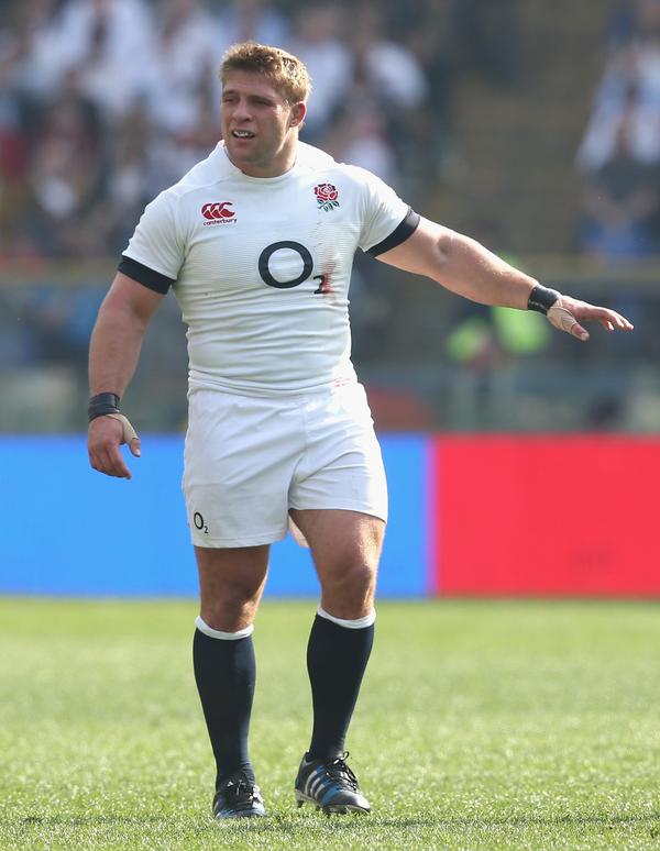 Newly signed Wattbike ambassador Tom Youngs in action for England