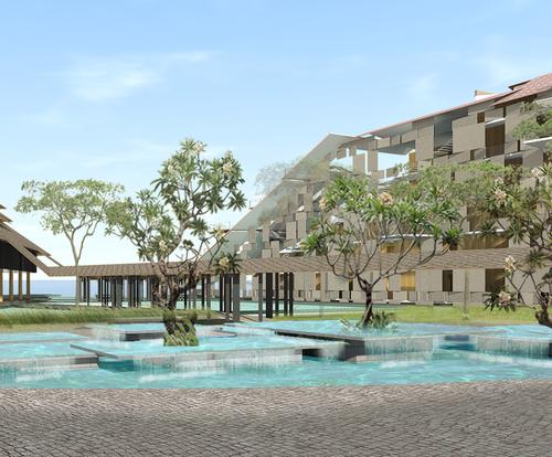 Designed by TONTON Studio, the resort will open in 2017 / Swissotel