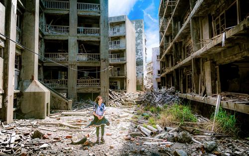 Gunkanjima Island is another of the seven sites where Koreans were forced to work unpaid