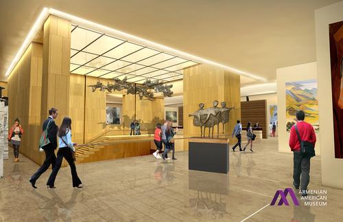 Facilities will include permanent and temporary exhibition space, a performing arts theatre, a research centre and classrooms.
/ Armenian American Museum 