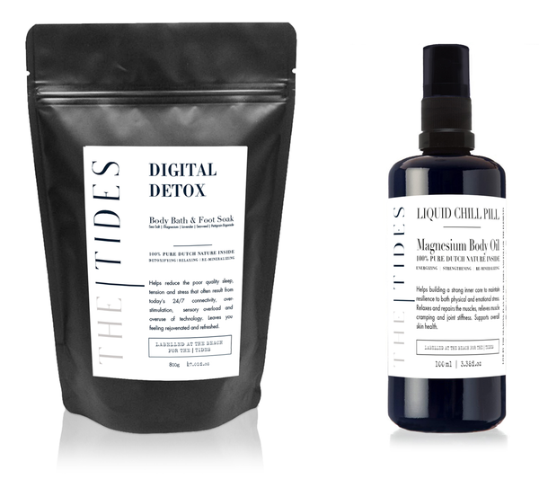There’s a wide range of products, including a Digital Detox bath soak and Liquid Chill Pill body oil