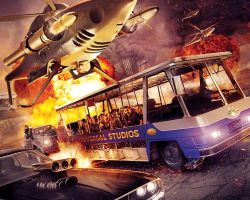 The ride has been designed to fully immerse visitors in the high-octane experience / Universal Studios Hollywood 