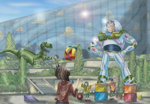Two hotels will feature, one of which will be themed around Toy Story / Disney