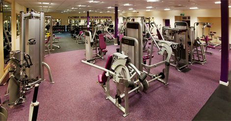 The gym acts as a showcase site for CYBEX
