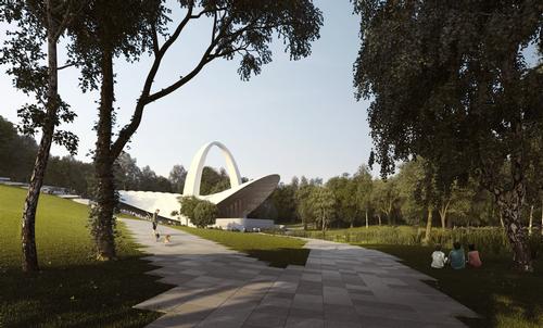 The Summer Theatre is located in Szczecin’s Kasprowicza Park
/ Flanagan Lawrence 