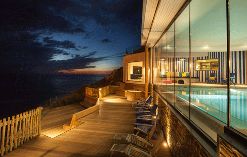 The spa at Watergate Bay Hotel