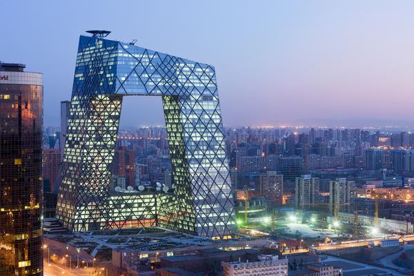 The China Central Television HQ in Beijing is one of Scheeren’s best-known buildings