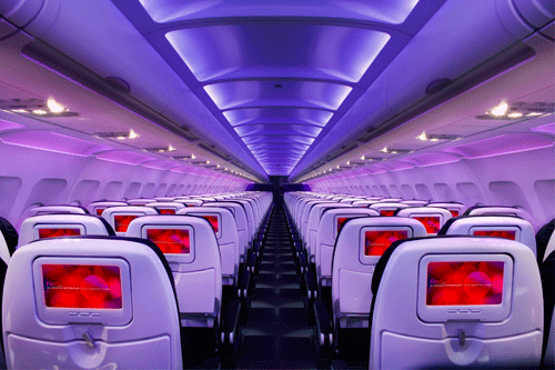 Getting social – Virgin America in-flight service enables passengers to send each other treats