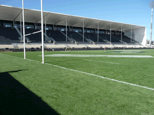 Christchurch's temporary stadium opens