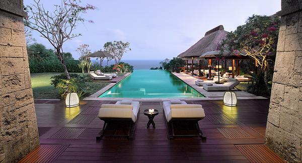 The Bulgari Resort in Bali has its own private beach