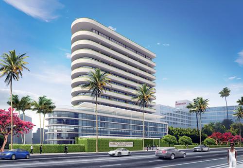 Beverly Hills Waldorf Astoria is expected to be open for 2017 / Hilton Worldwide