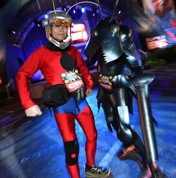 Runners and characters meet at after parties