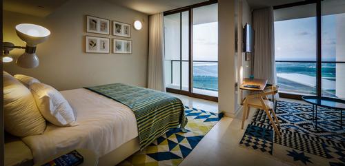 The hotel features 95 contemporary guestrooms / Elma Arts Complex Luxury Hotel 