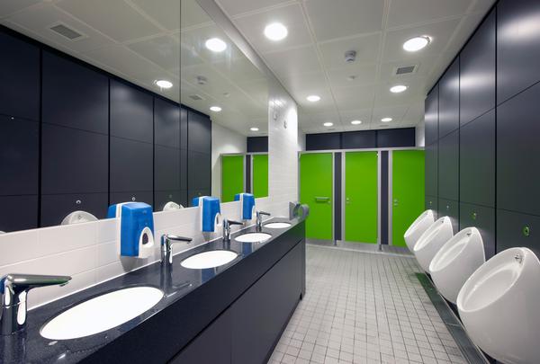 Prospec’s Marathon locker range and Cabrillant shower cubicles were specified