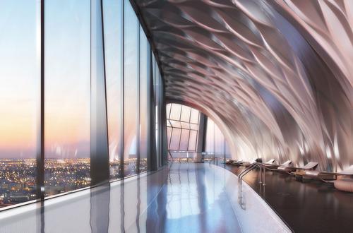 The rooftop aquatic centre will have views over the city and the ocean / Zaha Hadid Architects 