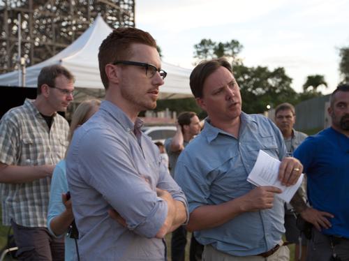Cowie (right) was producer of The Blair Witch Project, a student film which ended up grossing more than US$248m worldwide / Busch Gardens