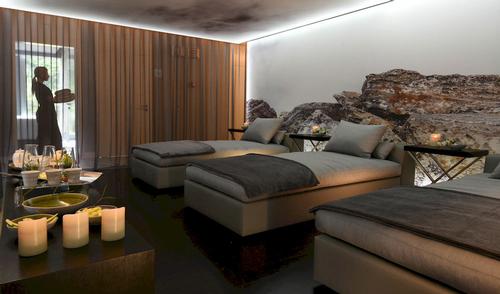 Volcanic hot spring spa hotel revamped by Saraiva+Associados and Nini Andrade Silva
