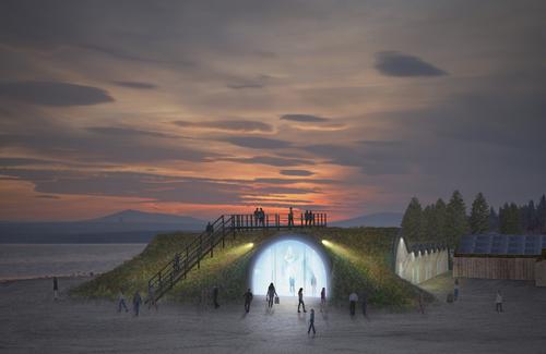 The rooftop will provide visitors with an observation point / PinPin Studio