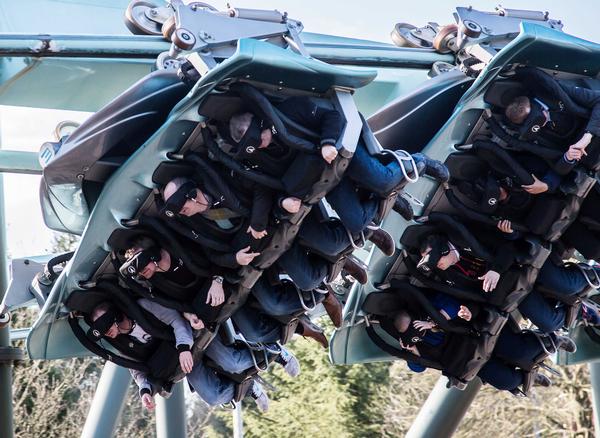 VR coaster Galactica opened this season at Alton Towers, UK
