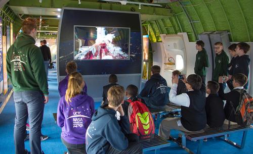 The interactive exhibition focuses on STEM topics / Space Center Houston