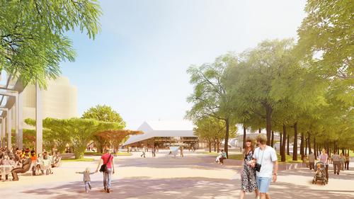 The developers said the plaza will 'be a memorable and distinctive place that embodies a unique account of the people, cultural life and character of Adelaide' / Renewal SA