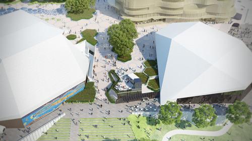 The project has been designed by ARM Architecture and landscape designers Taylor Cullity Lethlean / Renewal SA