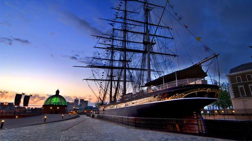 The 19th century Cutty Sark is one of only three remaining clipper ships from that time period