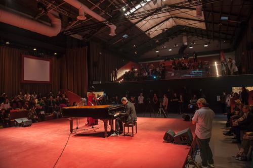 The architecture firm has also designed ARENA, a satellite space within the main pavilion which will host contemporary performance art / Adjaye Associates
