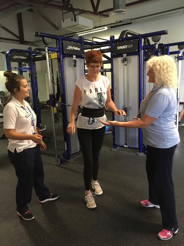 Patients take part in a bespoke 10-week training programme