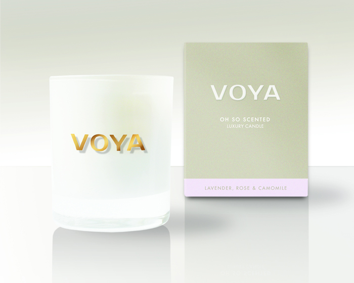 The OH SO SCENTED candles feature fragrances from VOYA’s Original and Tranquil ranges