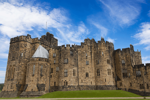 Increasing visits to Alnwick Castle are thought to have contributed an extra £9m into the local area's economy