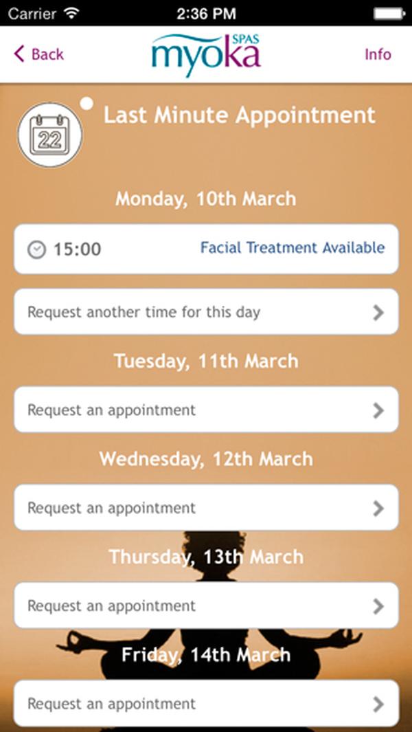 Seven out of
10 last-minute appointments now get snapped up thanks to the app