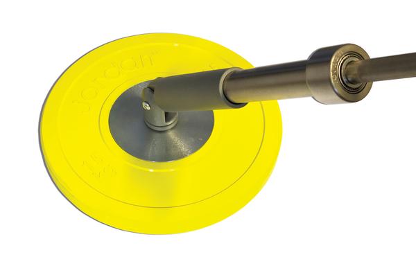 Jordan’s free weights Core Trainer accessory 