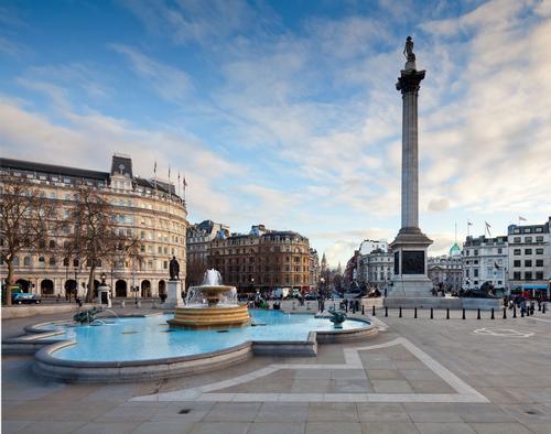 The app takes Bollywood fans on a tour of London landmarks featured in famous films, such as Trafalgar Square