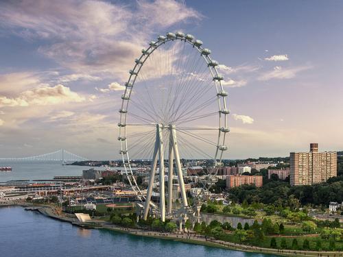 The wheel will be the largest to be erected in the US / New York Wheel 