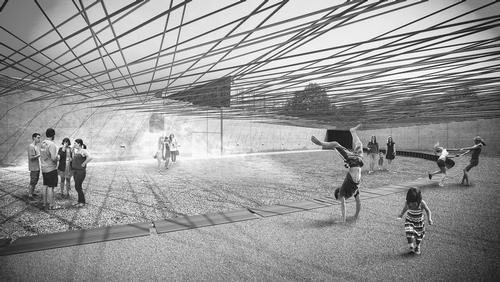 Weaving the Courtyard will host MoMA PS1’s Warm Up summer music series in Q3 this year / MOMA/Escobedo Solíz Studio