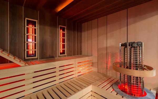Dalesauna combines infrared and traditional sauna heat
